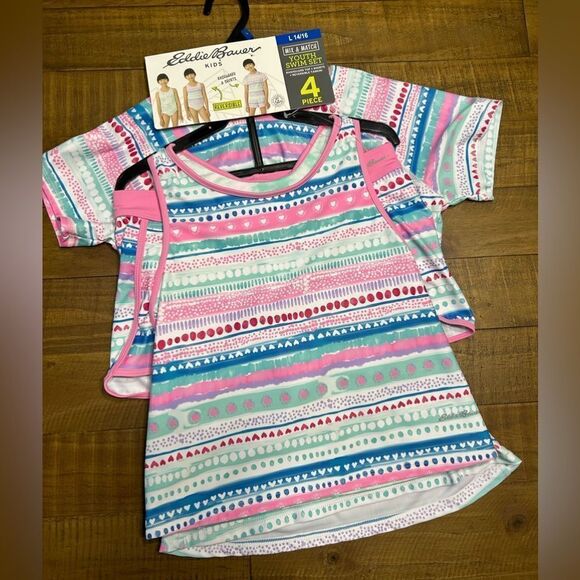 Eddie Bauer Girl's 4-Piece Swim Set - Picture 2 of 7